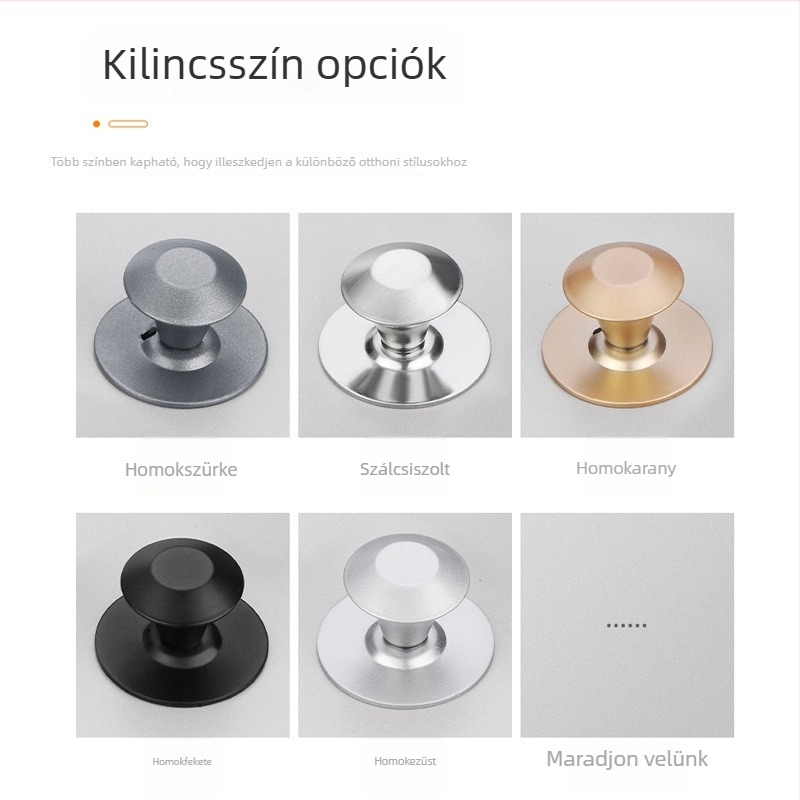 Rozsdamentes acélból készült, öntapadós fúrás nélküli toló-húzó ajtófogantyú, szekrényekhez, fiókokhoz és üvegajtókhoz