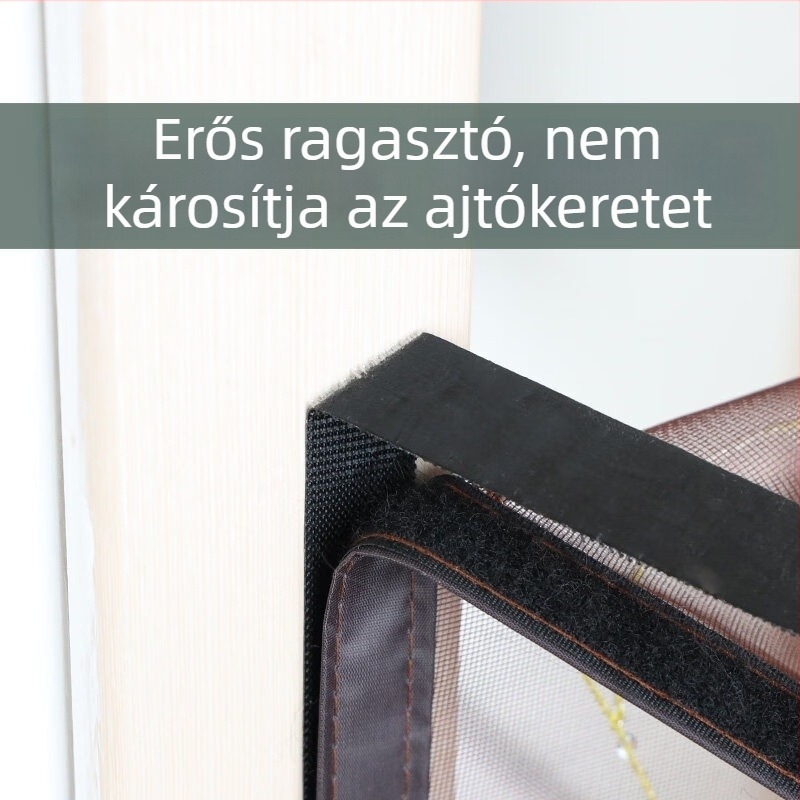 Ajtófüggönyökhöz ragasztó hátoldalú Velcro szalag