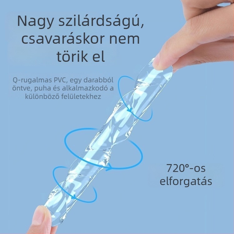 Szilikon ajtófogantyú védőcsík – ütközésvédő szalag szekrényekhez, ajtókhoz, hűtőkhöz és falakhoz