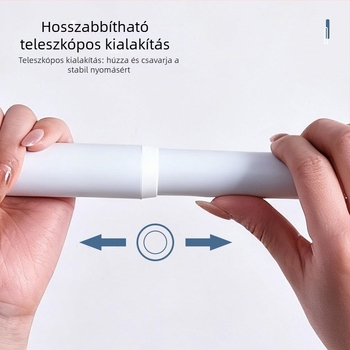 Erkélyre használható univerzális függönyrúd hálószobához, fúrás nélkül, többszörös funkciójú, festett spirálisan összekapcsolható rúd