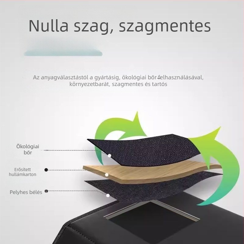 Autócsomagtartó tároló doboz, multifunkcionális autóorganizer PU-bőrhatású