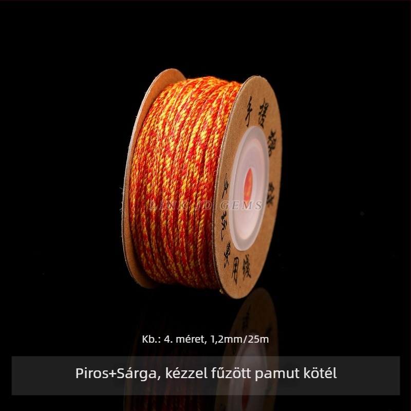 Jingde Jewelry tibeti stílusú kézzel sodort pamutfonal karkötőhöz, DIY ékszerekhez illő fonott zsinór bojtokkal, kopásálló