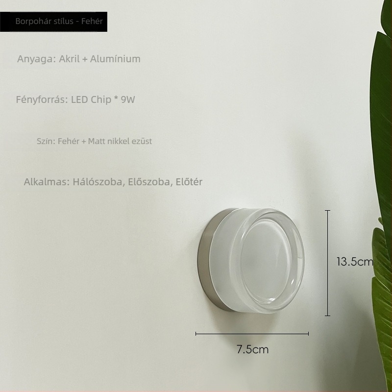 Nordic stílusú fali lámpa rácsos dizájnnal, modern minimalist világítás hálószoba, folyosó és nappali számára