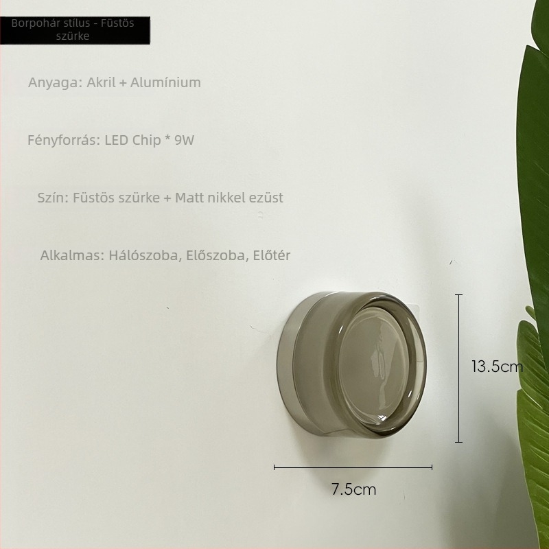 Nordic stílusú fali lámpa rácsos dizájnnal, modern minimalist világítás hálószoba, folyosó és nappali számára