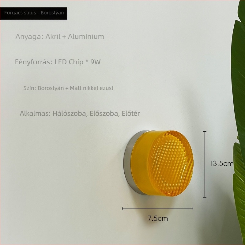 Nordic stílusú fali lámpa rácsos dizájnnal, modern minimalist világítás hálószoba, folyosó és nappali számára