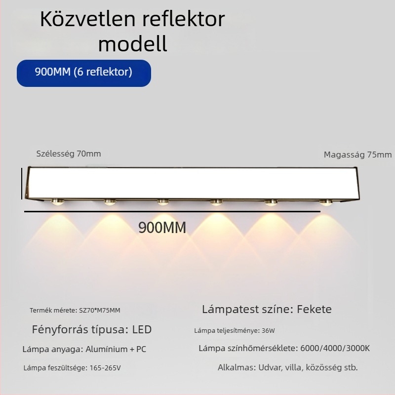 Kültéri vízálló falikar udvarhoz, folyosóhoz és kerthez