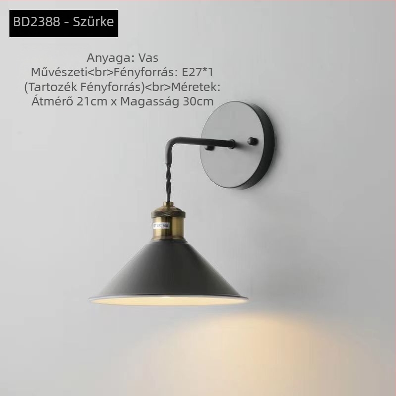 Északi stílusú hálószobai falikar pasztell színekben; minimalist falikar hálószobába, folyosóra és lépcsőházba.