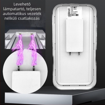 Oldalfali LED lámpa lépcsőházhoz és folyosóhoz, vízálló, letisztult minimalist design, bel- és kültéri használatra