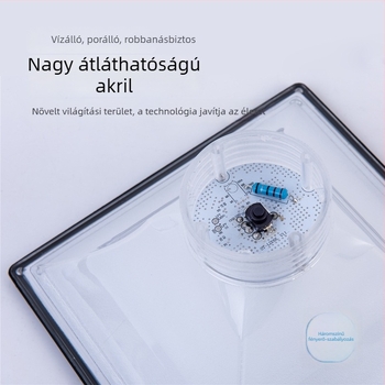 Kültéri dekoratív LED falikar kerthez és udvarhoz, IP65 vízálló, fényerő-szabályozható, alumínium ház, 40 LED, 1000 lm, színhőmérséklet 3000/4500/6500K, 120° fénycsóva, méret 180 mm
