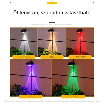 Napelemes kültéri falikar – udvarra és kertbe, esőálló, tájkép dekoratív fény