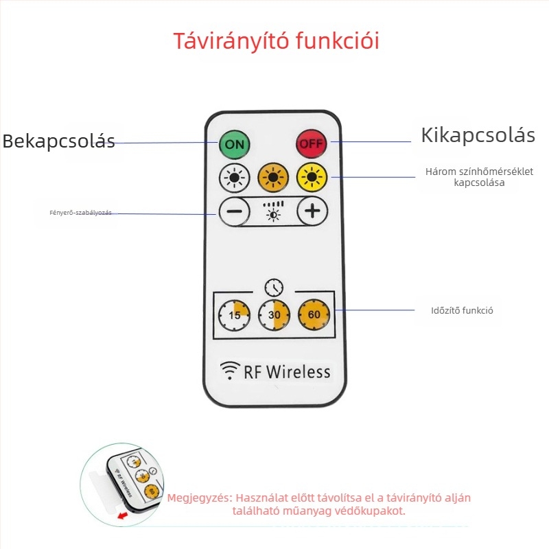Tölthető falikar mágneses rögzítéssel, vezeték nélküli, éjjeliszekrényre, előszobába és hálószobába, állítható spot világítással, LED