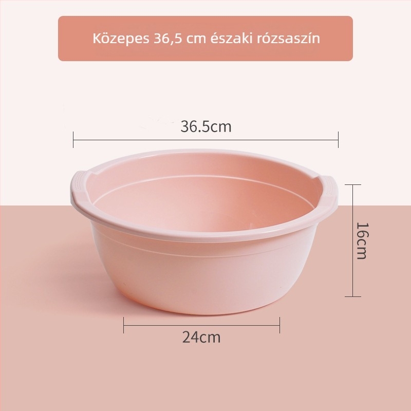 Műanyag edény háztartási használatra: mély mosóedény, vastagodott lábmosó edény, zöldségmosó edény, babafürdőedény, extrán nagy diákszállóhoz