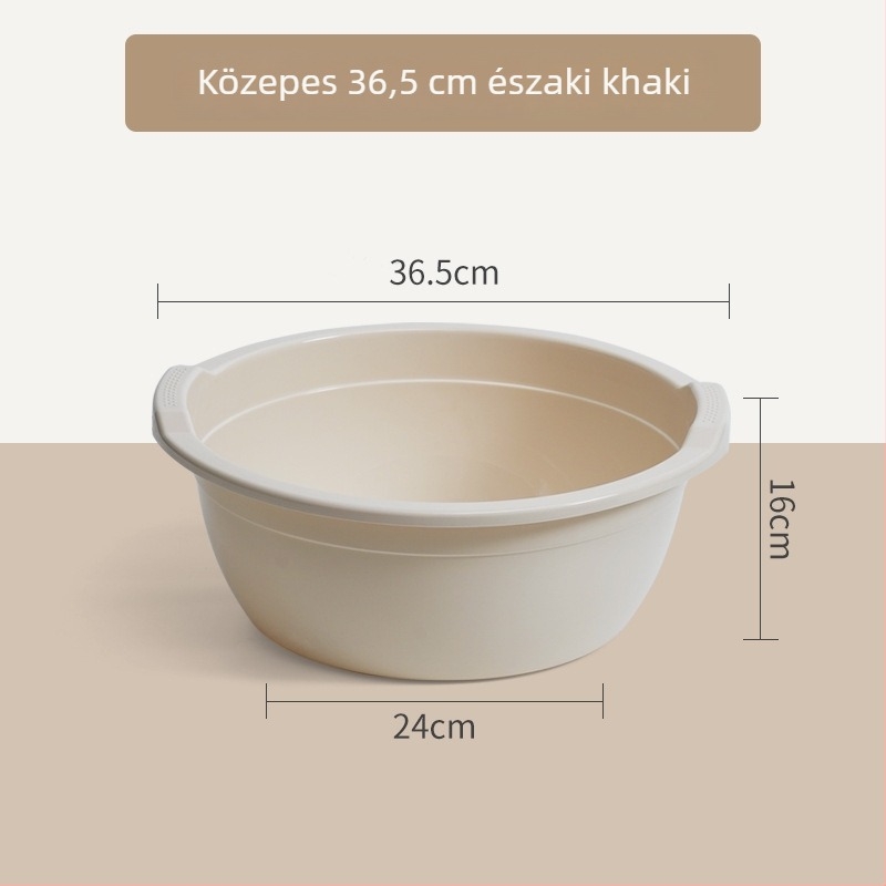 Műanyag edény háztartási használatra: mély mosóedény, vastagodott lábmosó edény, zöldségmosó edény, babafürdőedény, extrán nagy diákszállóhoz