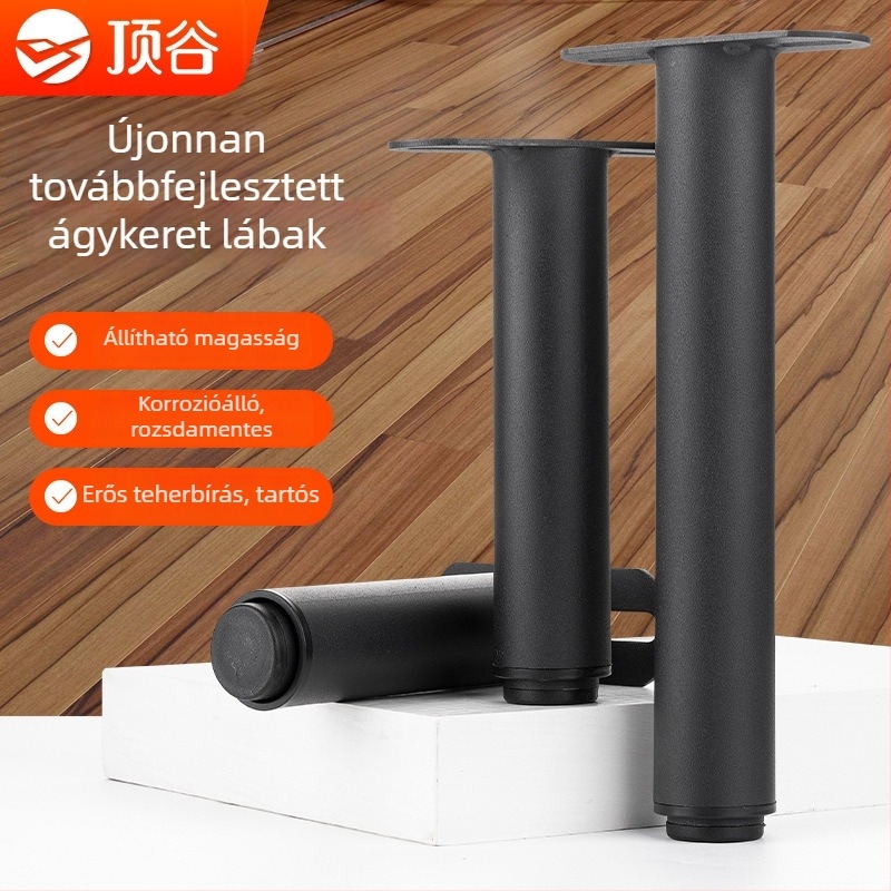 Top Valley T-formájú vaságykeret lábai — csontváz stílusú ágylábak teleszkópos tartóval