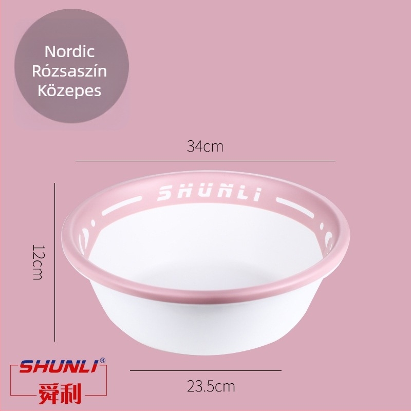 Shun Li Vastagított műanyag mosdókagyló arc- és ruhatisztításhoz, lábáztatáshoz — kollégiumhoz