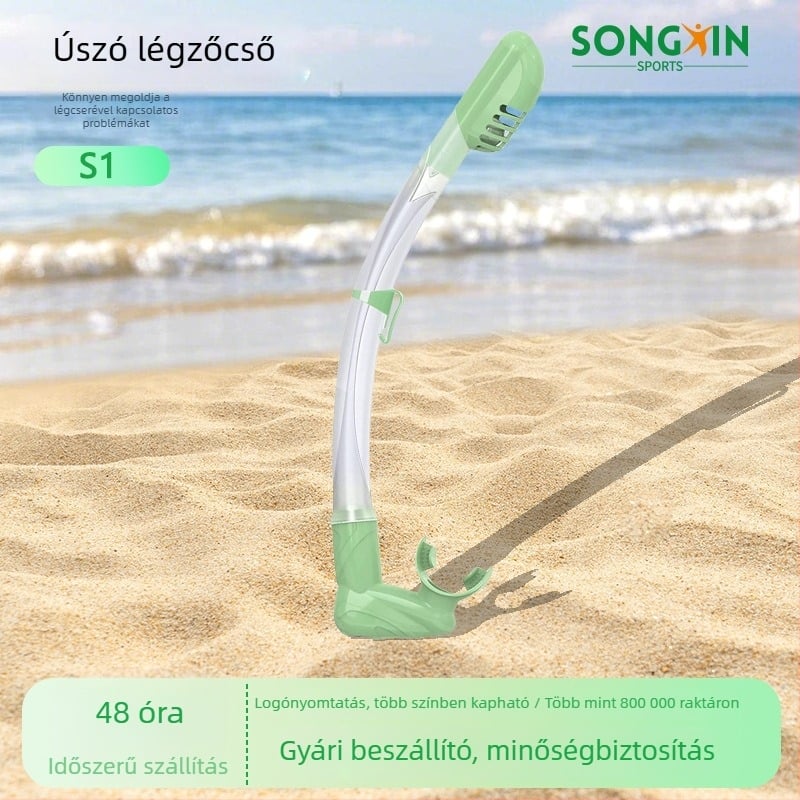 Felnőtt szilikon úszó sznorkel szabad stílusú úszáshoz, fekete