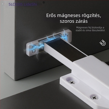 Alumíniumötvözetes szekrényajtó visszafutó mechanizmus nyomásra nyíló