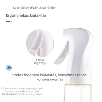 Pumpás olajspray üveg konyhai használatra, légsütőhöz és kültéri grillhez