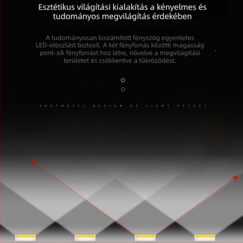Két színű LED-szalag szekrényhez és éjjeliszekrényhez, 24V, 2835 LED, vízálló hangulatvilágítás