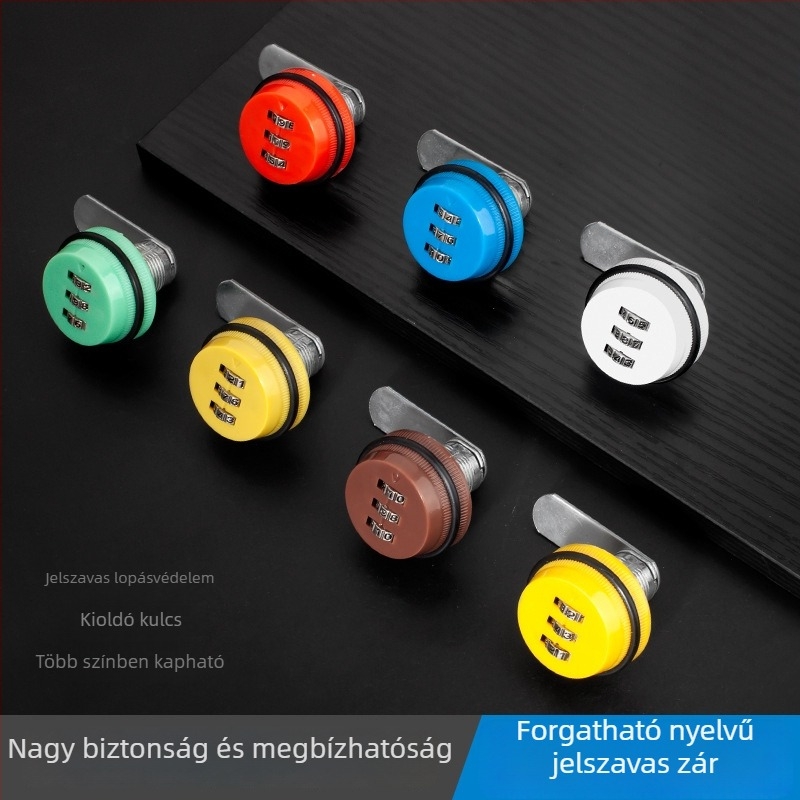 Fiókzár kódos zár, iratszekrény zár, elektromos doboz zár, postafiók zár, cink ötvözetű csapszár, mechanikus kódzár