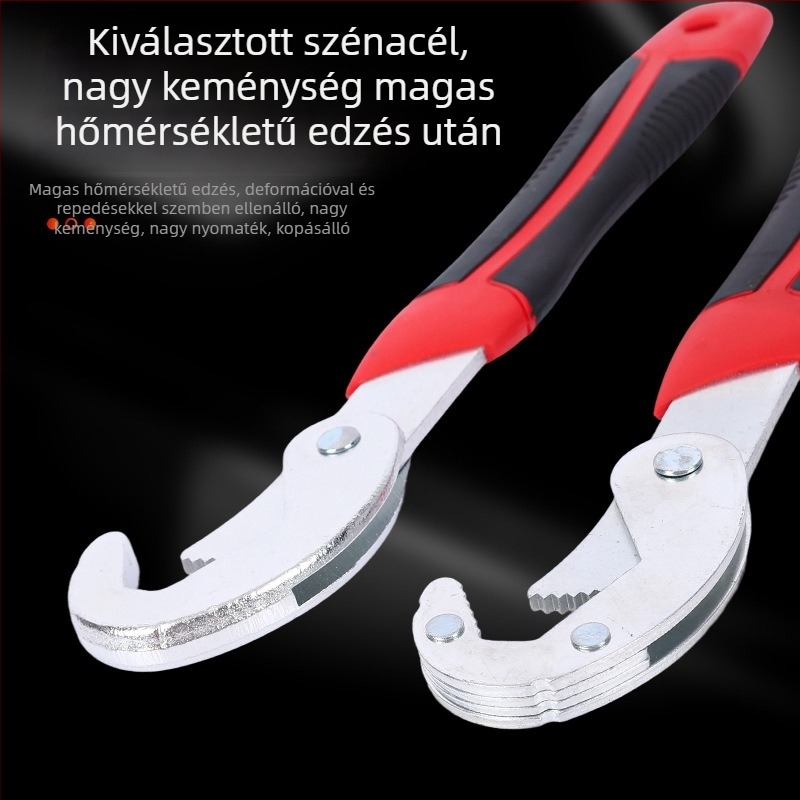 Ipari szintű univerzális állítható kulcs 15–22 mm, fürdőszobához, csőjavítási eszköz, csaptelekhez, többfunkciós