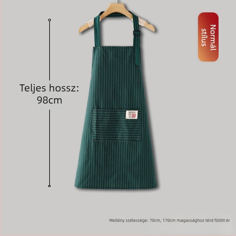 Férfi munkás kötény konyhába, cateringhez és otthoni használatra, légáteresztő, hosszított hosszúság, 2026-os új modell.