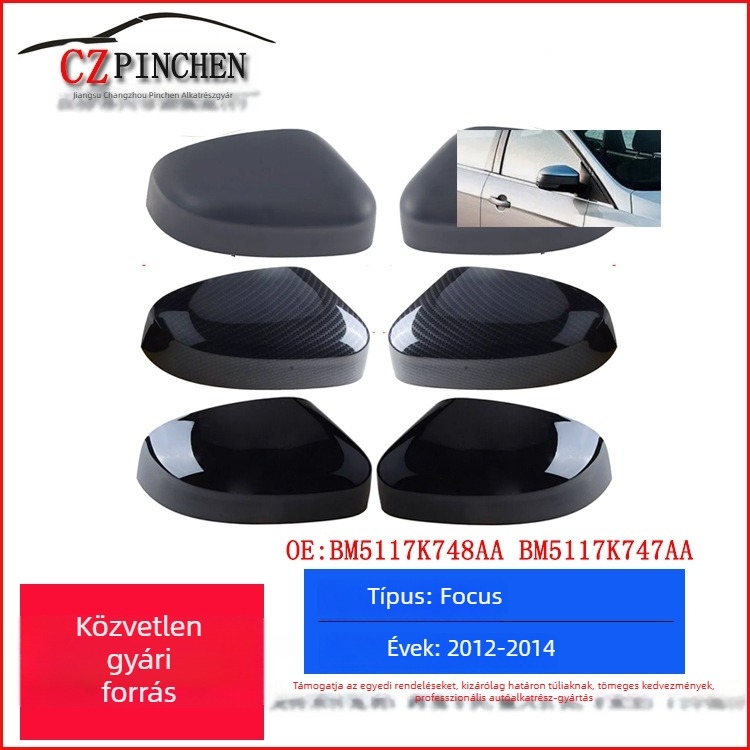 Ford Focus 2012-2014 hátsó tükörház fedél