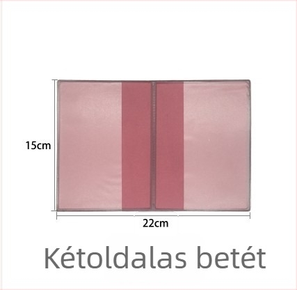 Vékony bőrtok a háztartási nyilvántartó könyv számára