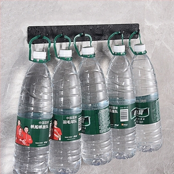 Rozsdamentes acél öntapadós ruhafogas, több soros kialakítás, fúrás nélküli rögzítés, 3–5 kg teherbírás