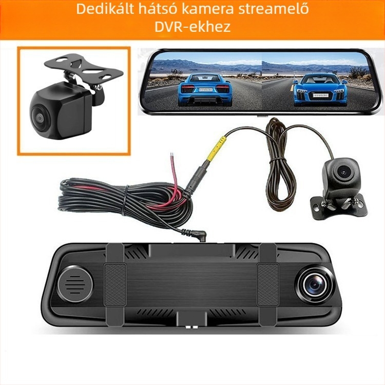 Autós dash kamera 170°-os széles látószöggel és hátsó kamera 1080P