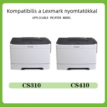 Lexmark CS310/CS410 színes lézertoner kazetta, modell 70C8HK0 chippel