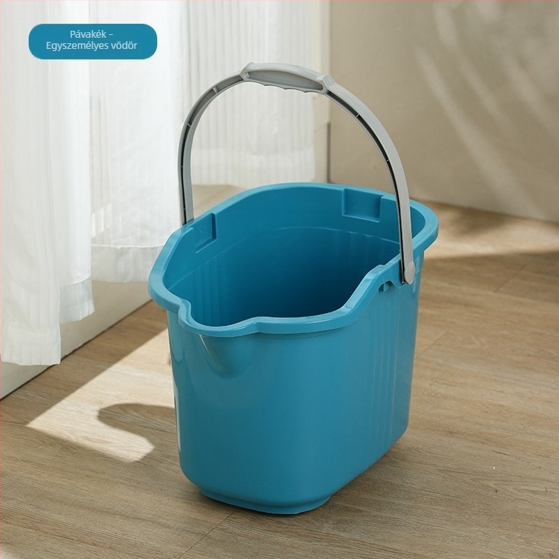 Ivslan műanyag mopvödör kerekekkel – száraz és nedves használathoz
