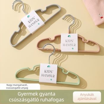 Anqin gyerekek ruhakasztója, vastagított gyanta bevonattal, babáknak és nagyobb gyerekeknek, ruhaszárító