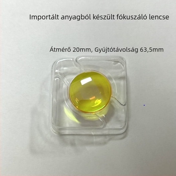 ZnSe lencse, fókusztávolság 50.8/63.5 mm, átmérő 20 mm, vastagság 3 mm