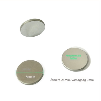 ZnSe lencse, fókusztávolság 50.8/63.5 mm, átmérő 20 mm, vastagság 3 mm