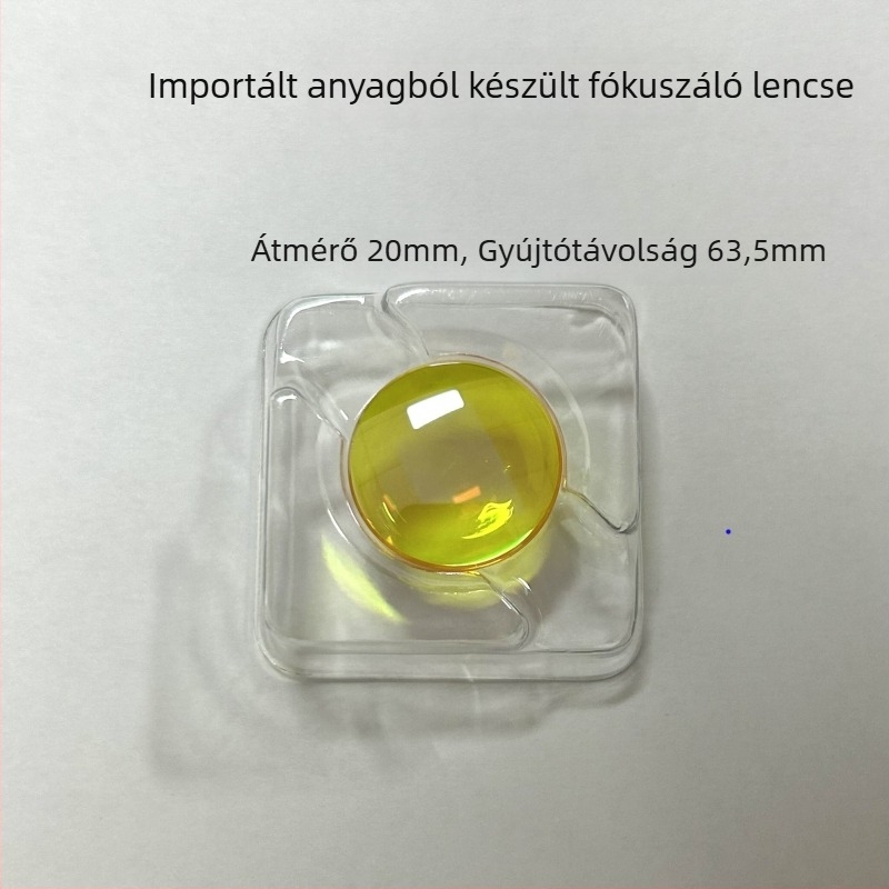 ZnSe lencse, fókusztávolság 50.8/63.5 mm, átmérő 20 mm, vastagság 3 mm