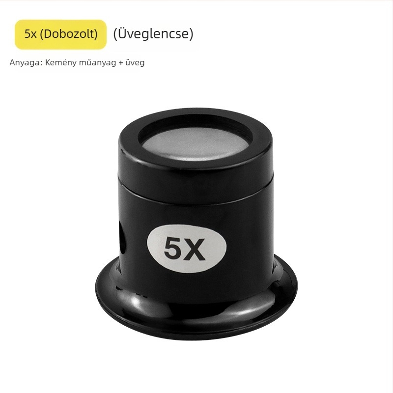 Órajavításhoz használható nagyító, 5x, 10x, 15x és 20x, szemvédővel ellátott okulár