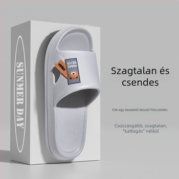 Férfiaknak, extra nagy méretű papucs, EVA talpú, nyárra, otthonra és a fürdőszobába