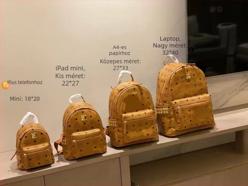 Új MC klasszikus hátizsák, uniszex, divatos és sokoldalú, diák- és ingázó használatra, kompakt trendi hátizsák