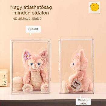 Átlátszó akril kiállító- és tároló szekrény babafigurákhoz és medálokhoz