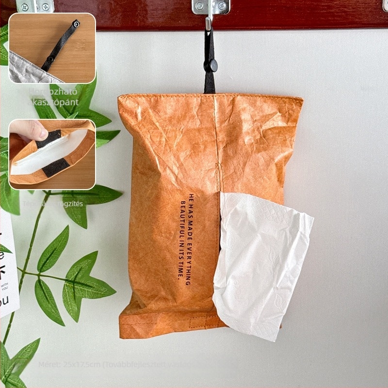 Autóba és nappaliba alkalmas függő szalvétatartó, modern minimalist stílus, modell H351000