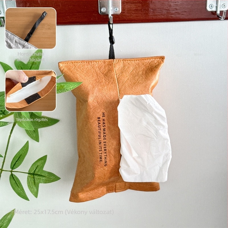 Autóba és nappaliba alkalmas függő szalvétatartó, modern minimalist stílus, modell H351000