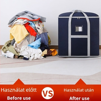 Vízálló költöztető táska, nagy kapacitású, takarók és ruhák tárolására, Oxford szövésű anyagból