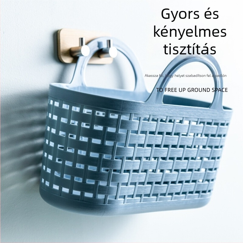 Xitianlong 7165/7166 Rattan tárolókosár, kézi fürdőkosár ruháknak és fürdőszobai szervezéshez