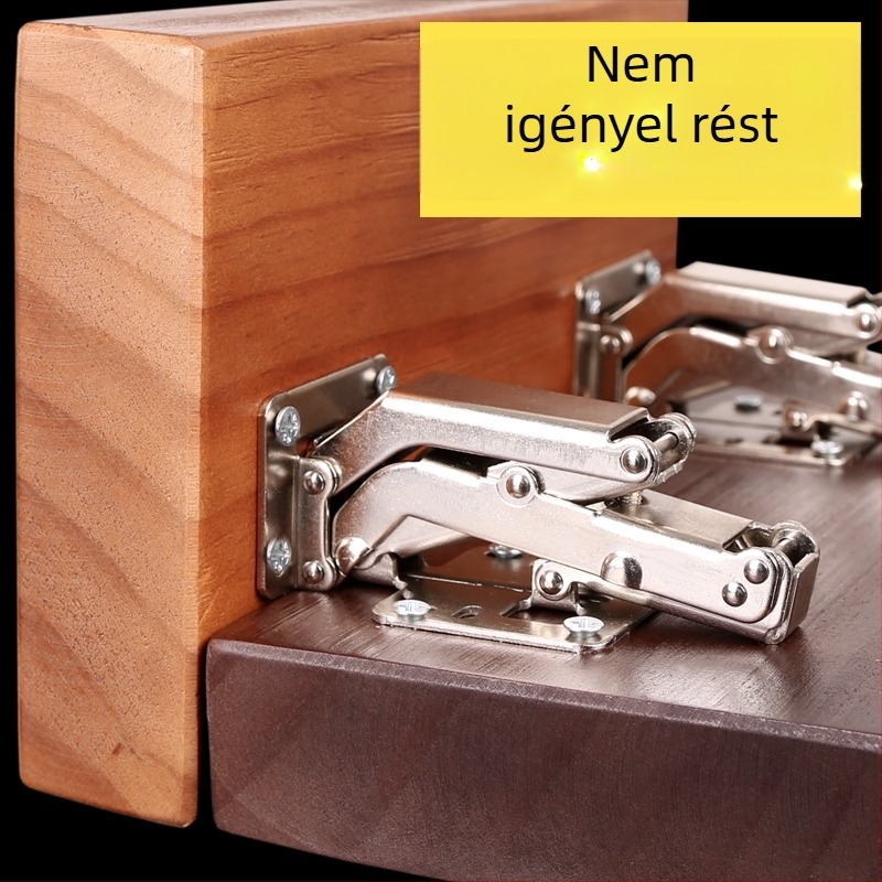 3-4 cm vastag ajtópanel, nagy szögű csuklópánt, 130-170°, fúrás nélkül, szekrényajtóhoz
