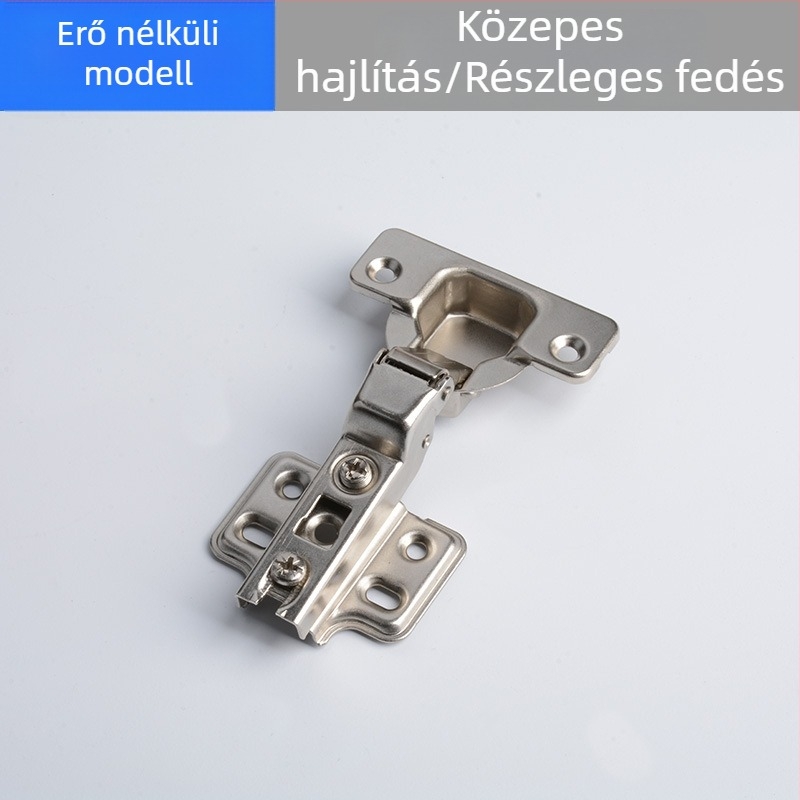Kétfokozatú hidegen hengerelt acél szekrénypánt, fogantyú nélküli, nyomásra nyíló, csendes, rugó nélküli