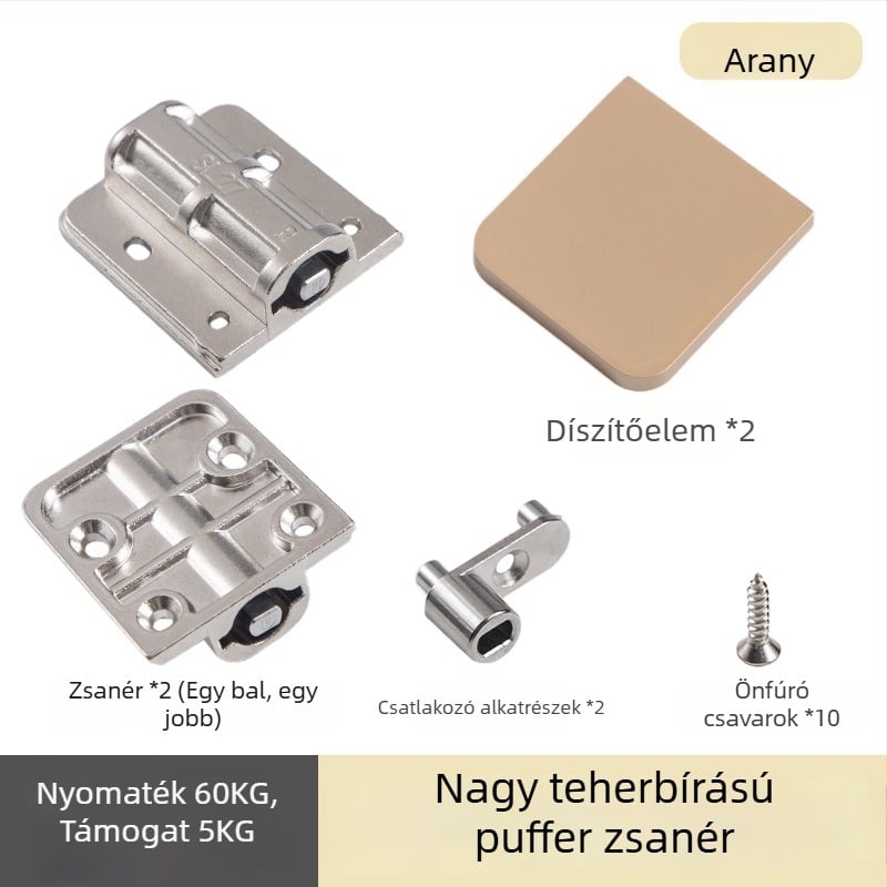 Ultra vékony sminkasztal-balamelyek csillapítóval, felfelé nyíló, felületre szerelt hardver