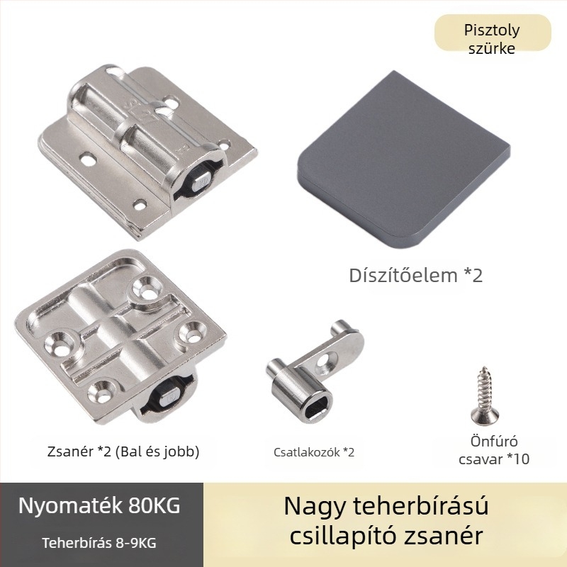 Ultra vékony sminkasztal-balamelyek csillapítóval, felfelé nyíló, felületre szerelt hardver