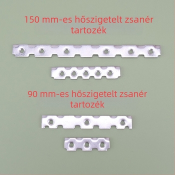 Termikuszigetelt alumínium ajtó- és ablakzsanérok – 50/60 típusú zsanér alkatrészek, hátsó lemez és rögzítő klipek