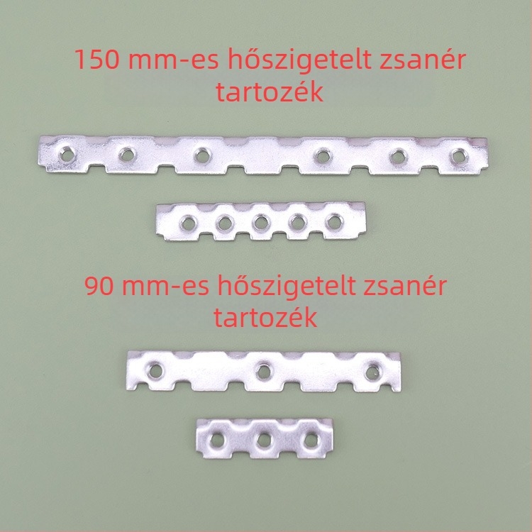 Termikuszigetelt alumínium ajtó- és ablakzsanérok – 50/60 típusú zsanér alkatrészek, hátsó lemez és rögzítő klipek